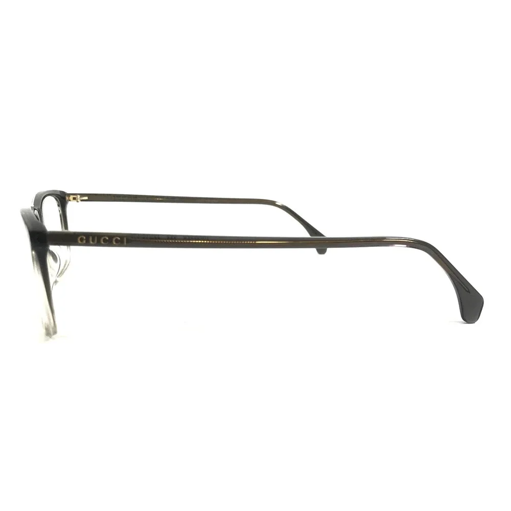 Gucci Eyeglasses Frames GG0553O 008 Dark Gray Fade Rectangle Full Rim 56-16-145